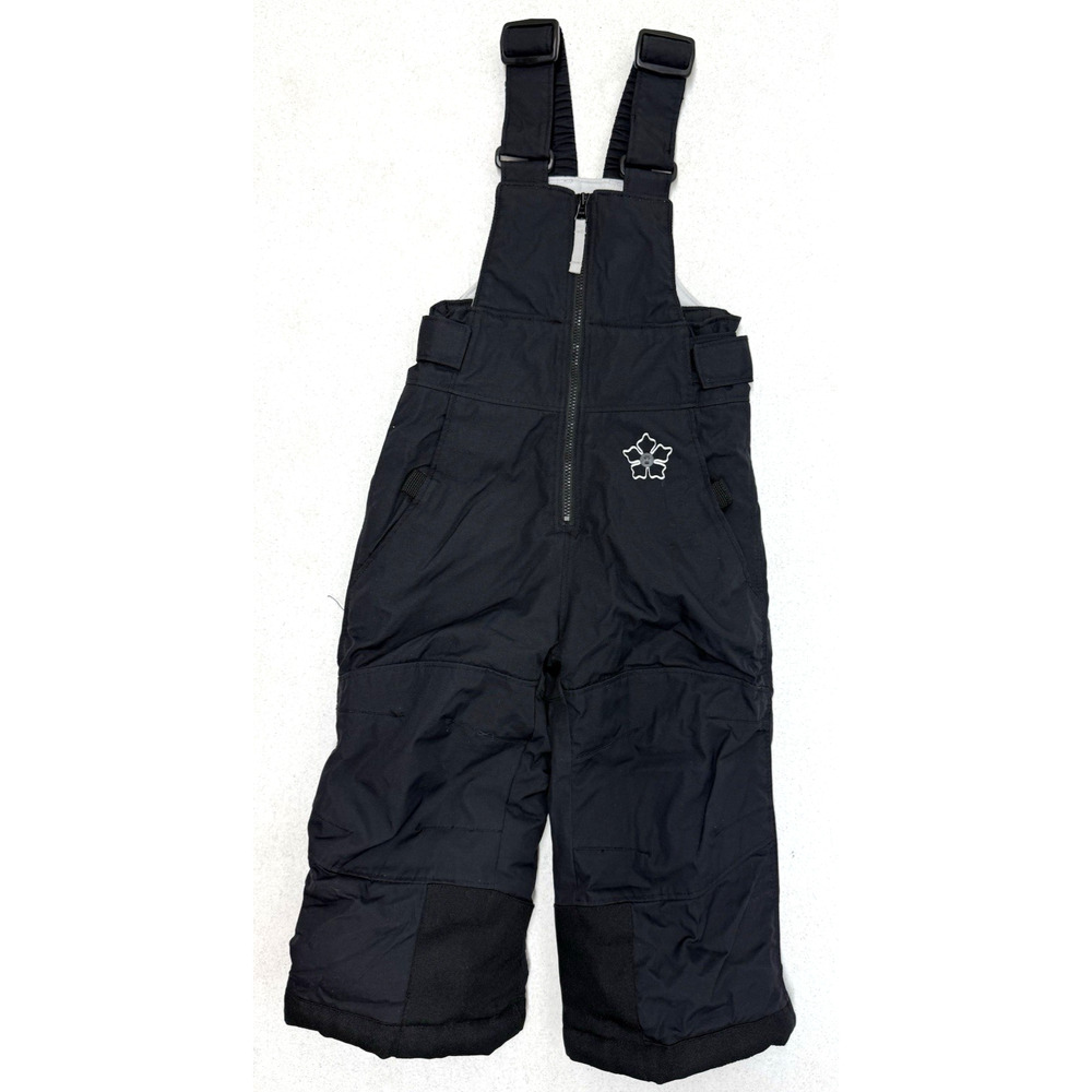 COLUMBIA Vertex Toddler 3T Black Nylon Insulated Bib Ski Snow Pants